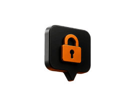 Privacy by default icon  full encryption active from first message, no opt-in required